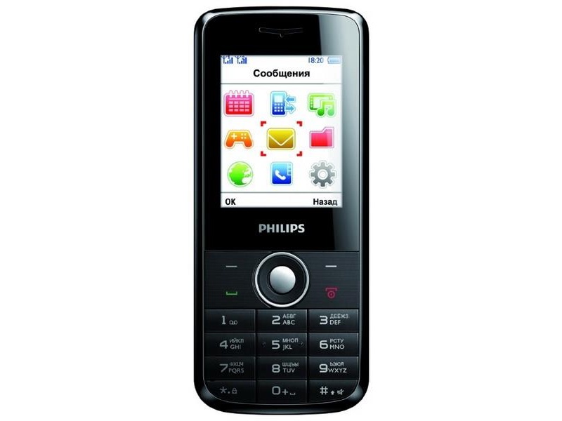 Philips Xenium X116 Black фото 1